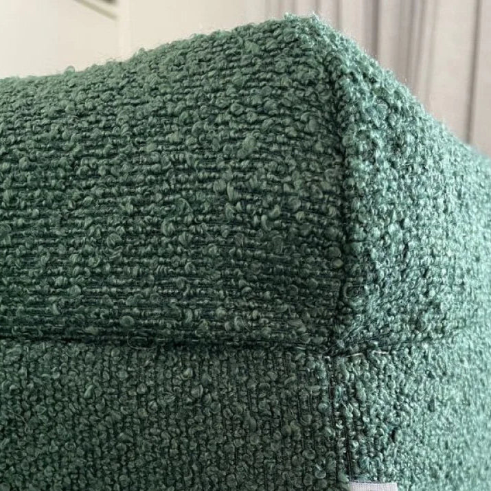 (Cover Only) Green Spare Boucle Cover - Hardwearing Washable Green Fabric Dog Bed Cover