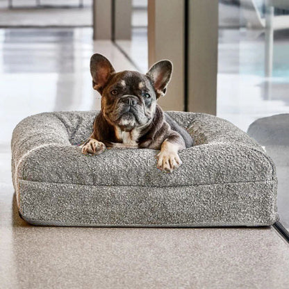 Grey Vet-Approved Orthopaedic Memory Foam Dog Bed - 3-Year No-Sag Guarantee + Lifetime Support Guarantee