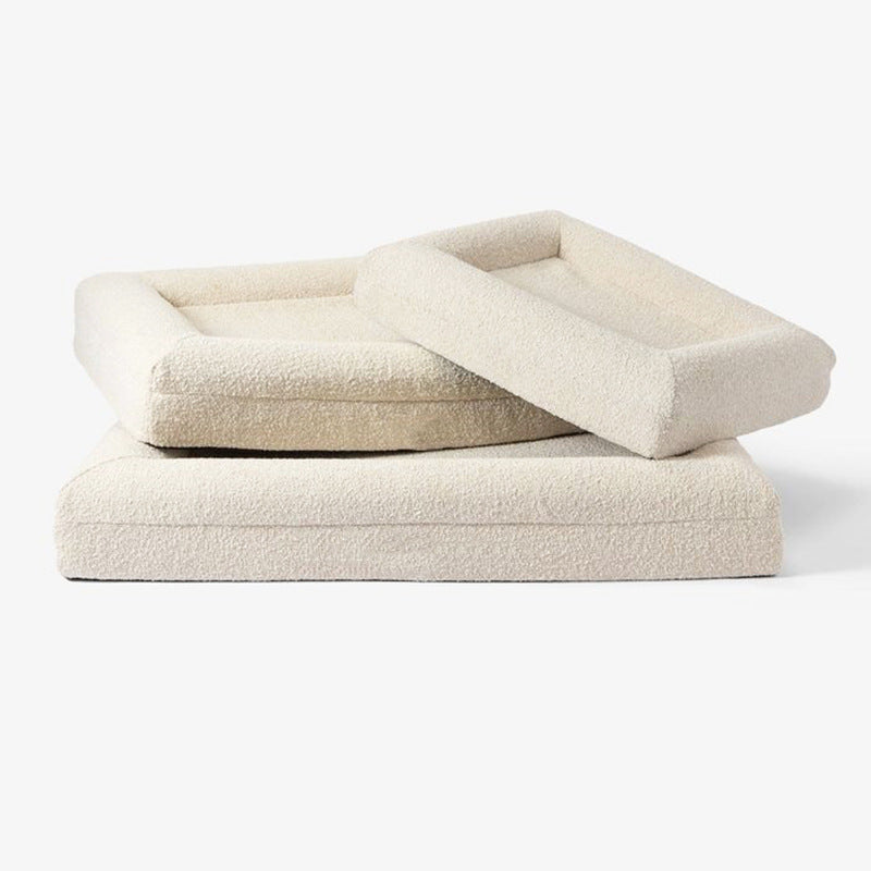 Ivory Orthopaedic Memory Foam Dog Bed — Vet Approved, Joint Support, No-Sag 3-Year Guarantee, Ideal For All Dog Breeds