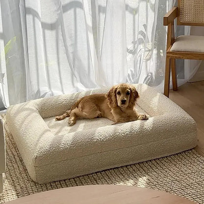 Ivory Orthopaedic Memory Foam Dog Bed — Vet Approved, Joint Support, No-Sag 3-Year Guarantee, Ideal For All Dog Breeds