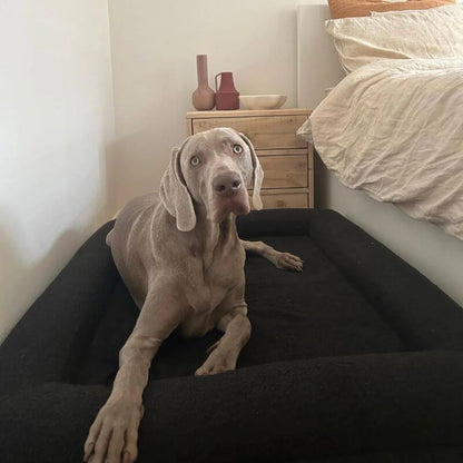 Black Veterinarian Approved Memory Foam Dog Bed - Arthritis & Hip Support + Ideal For All Dog Breeds