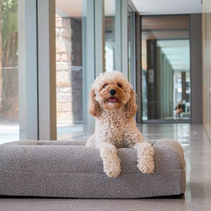 Grey Vet-Approved Orthopaedic Memory Foam Dog Bed - 3-Year No-Sag Guarantee + Lifetime Support Guarantee